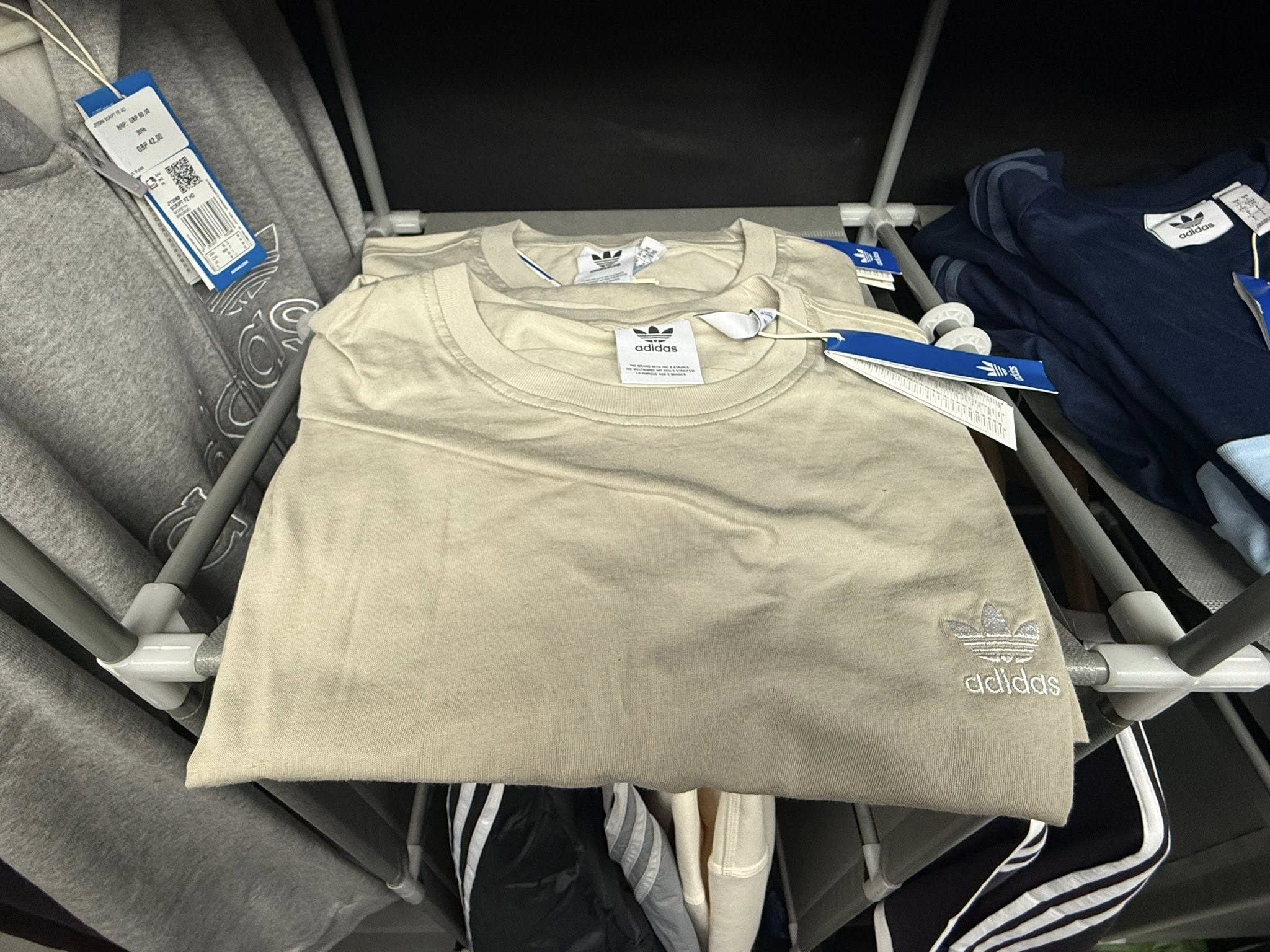 Adidas  Originals Beige Essentials Tee