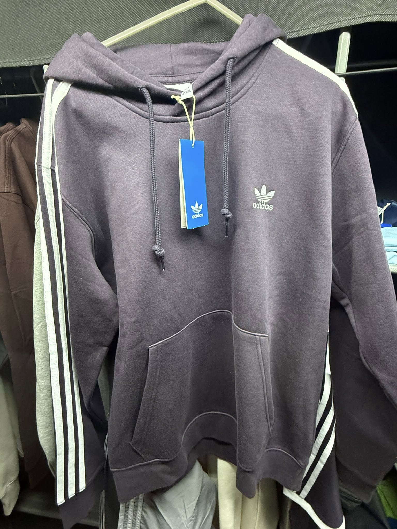 Adidas Originals  Purple Hoodie