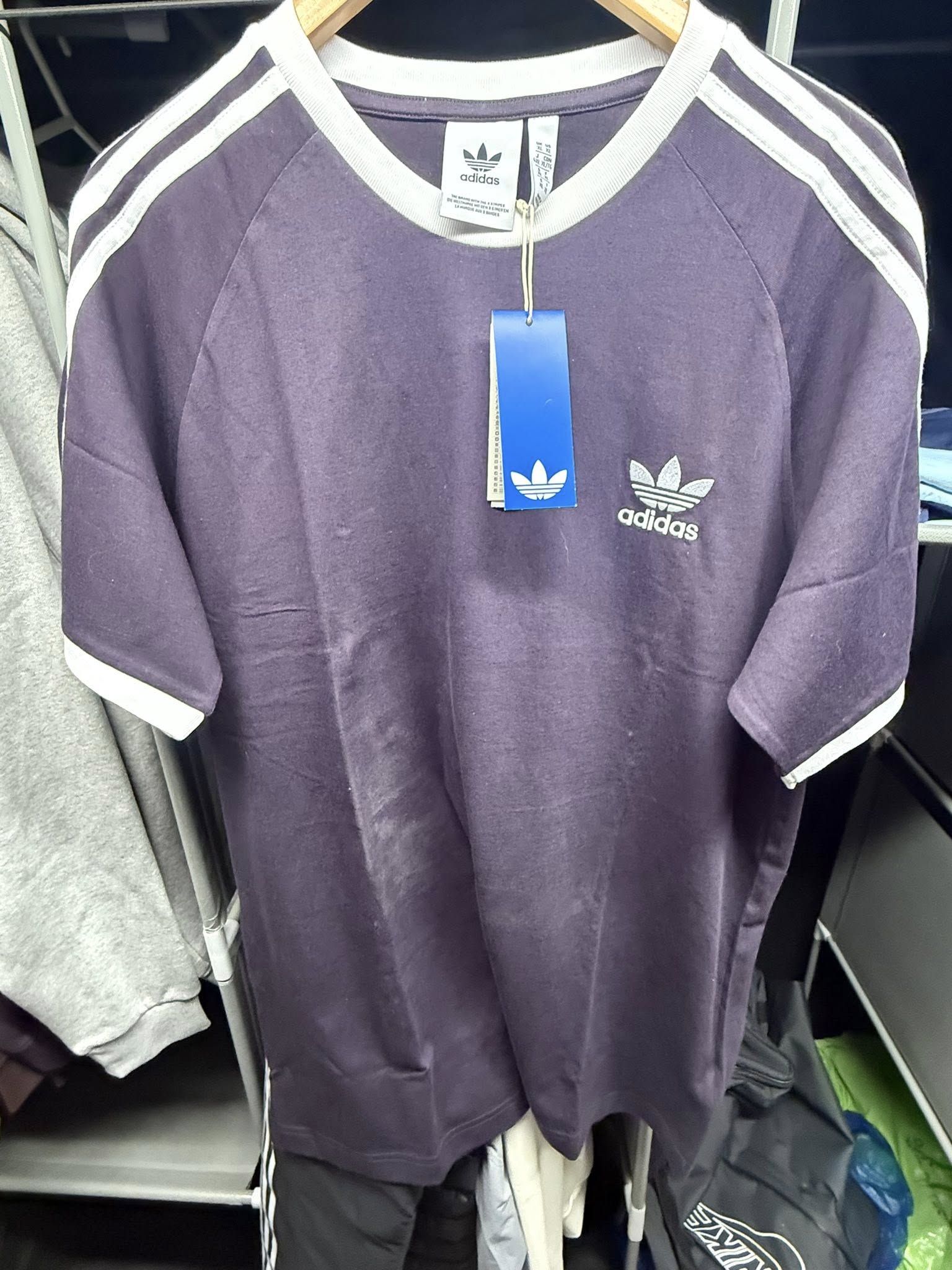 Adidas  Originals Purple  Tee